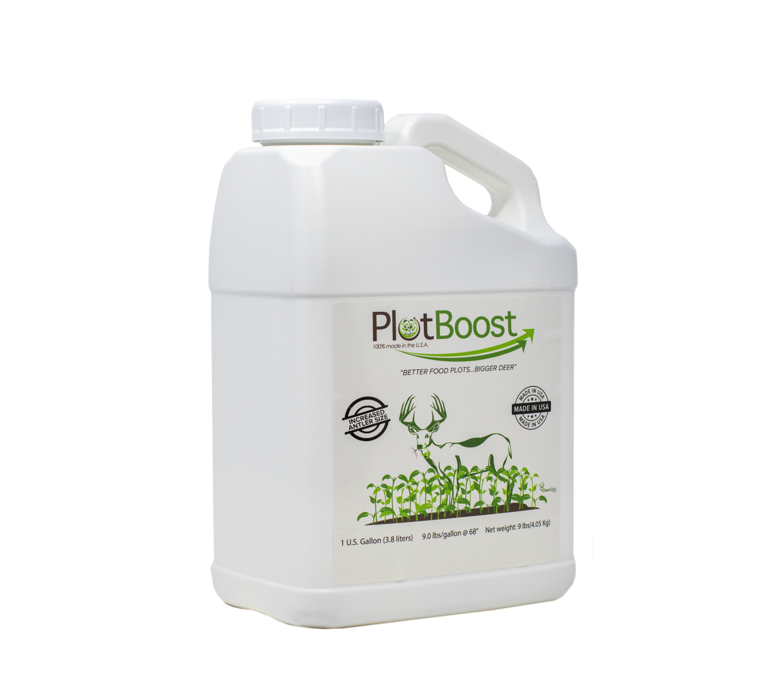 PlotBoost™ 1gal (4 acre) DeerGro Food Plot Spray